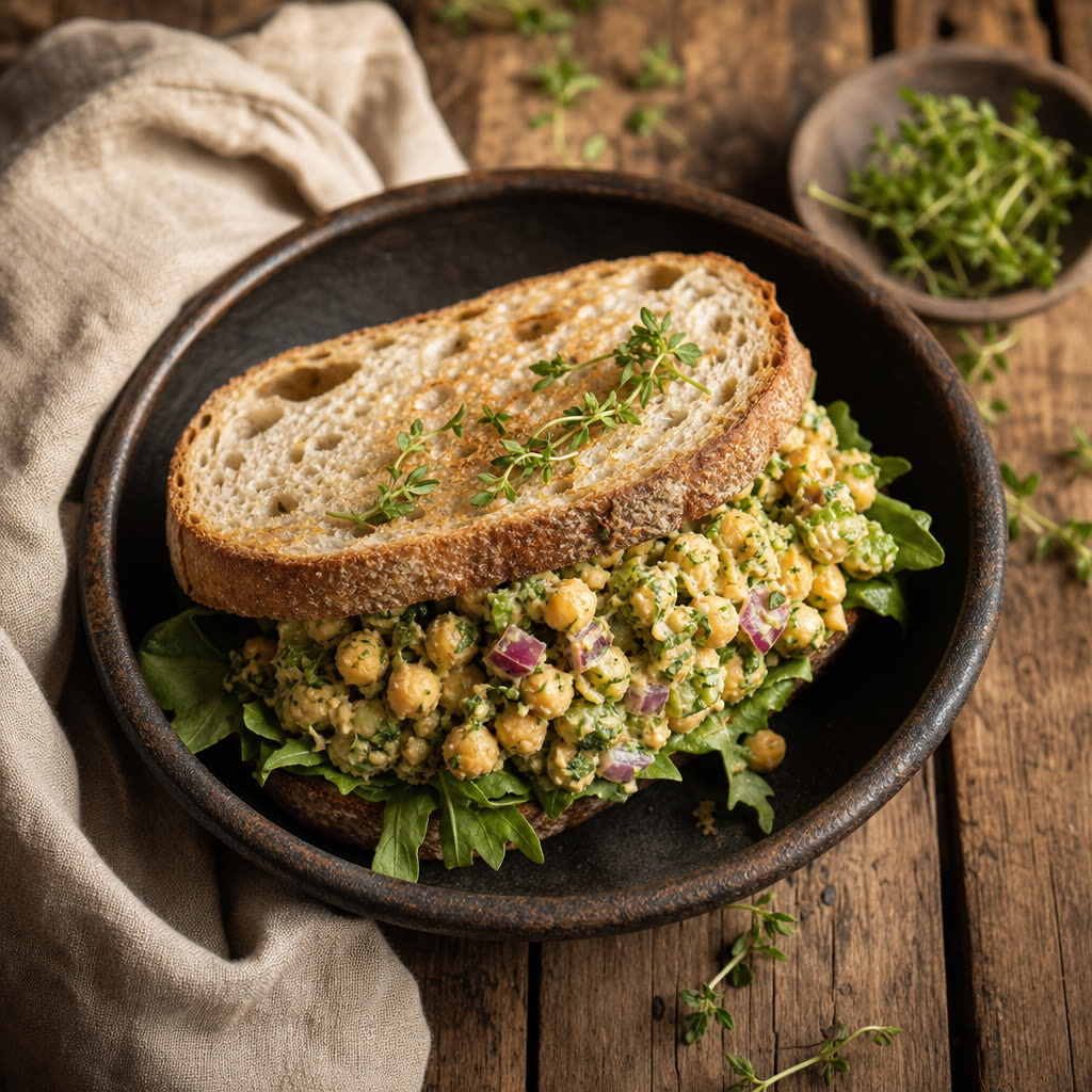 Chickpea Salad Sandwich