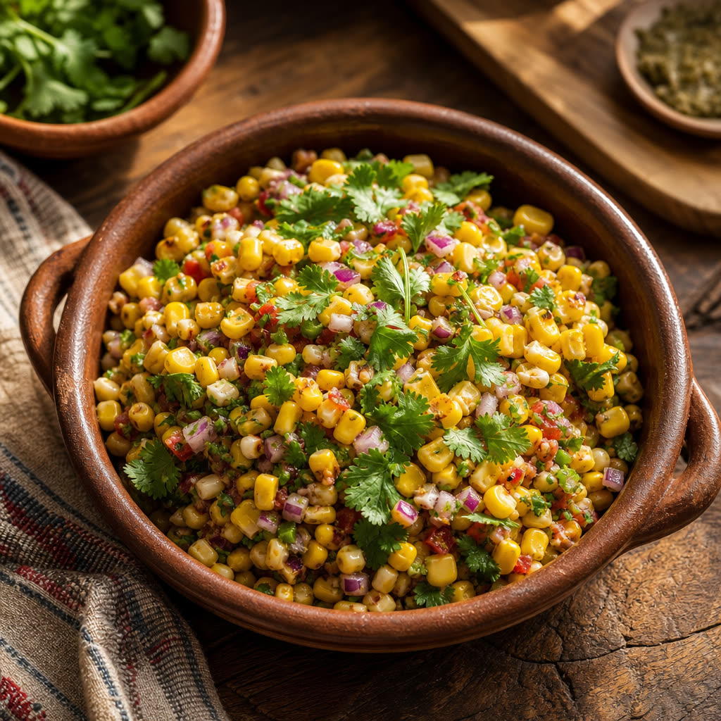 Fresh Corn Salsa Recipe (Chipotle Copycat)