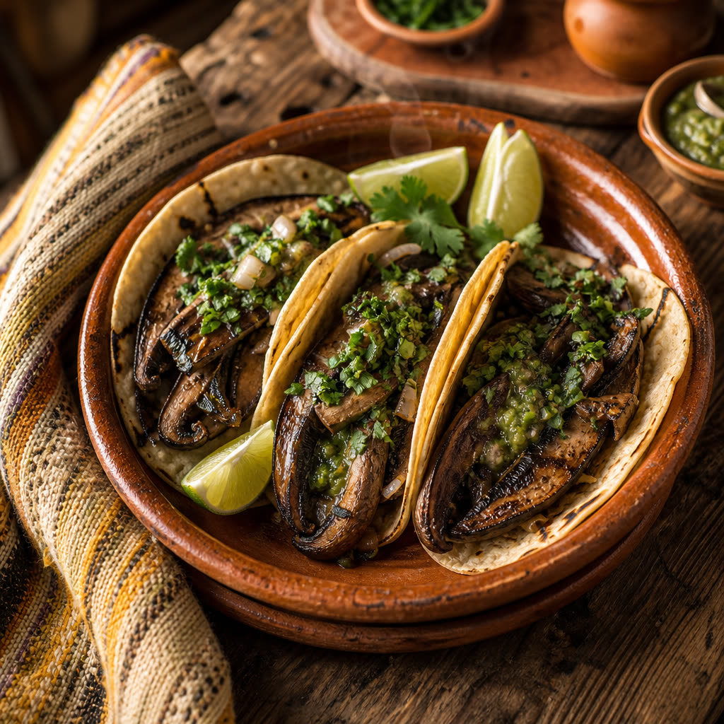Grilled Portobello Mushroom Tacos