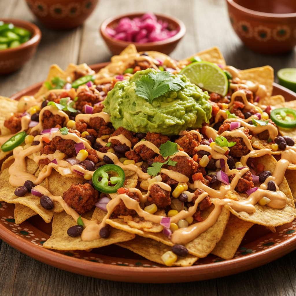 Loaded Vegan Nachos