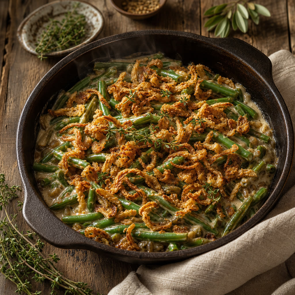 Vegan Green Bean Casserole