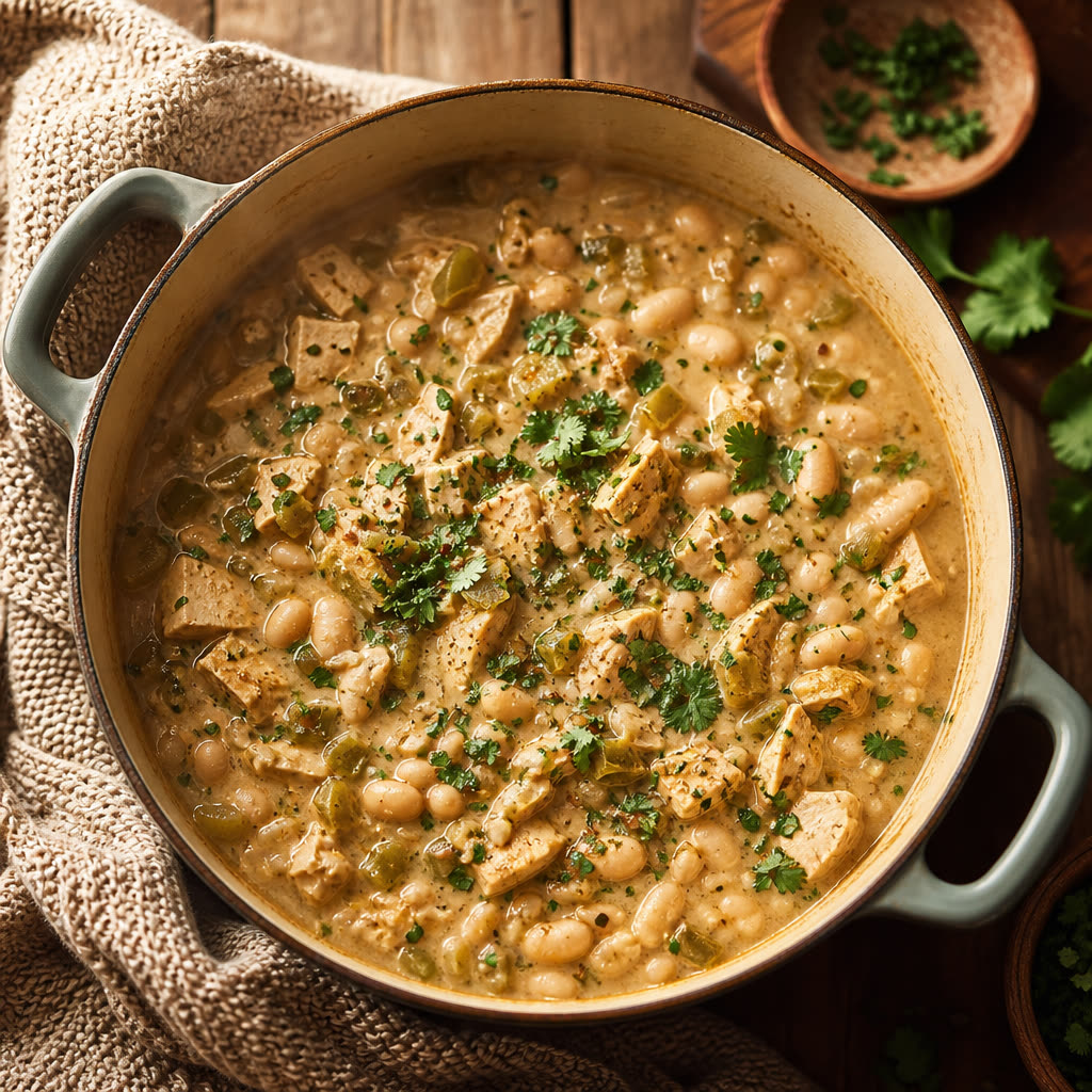 Vegan White 'Chicken' Chili